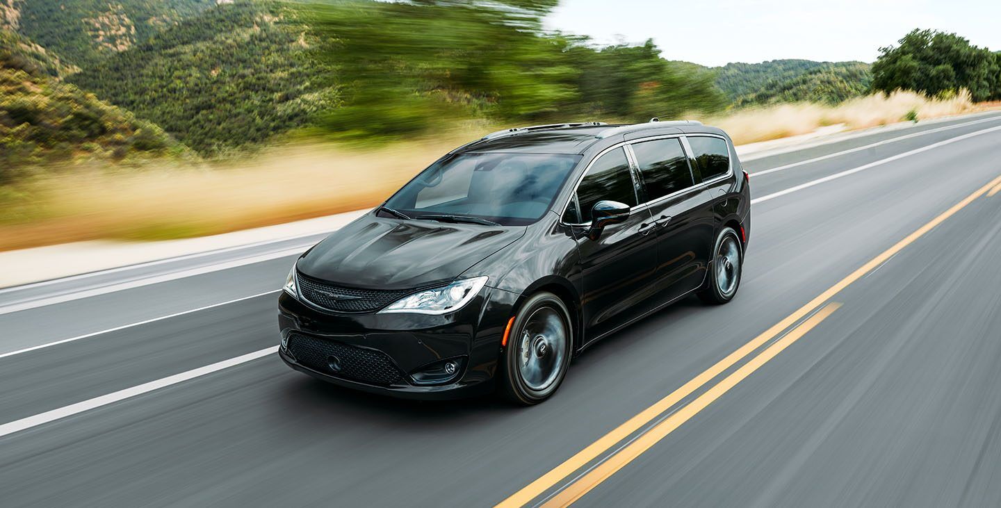 2020 Chrysler Pacifica Black Exterior Front View